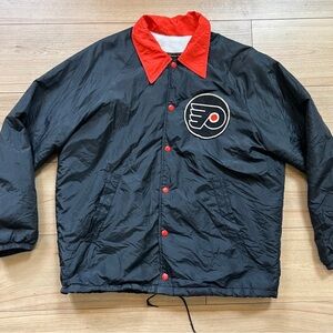 Vintage NHL Philadelphia Flyers JcPenney 1980’s Shearling Windbreaker